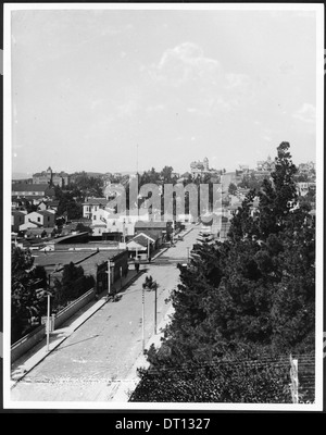 La quatrième rue à l'ouest de Main Street, Los Angeles, ca.1887 ( Banque D'Images