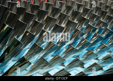 Des aubes de turbines. Banque D'Images