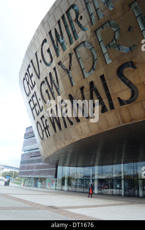 Cardiff Millennium Centre, vue extérieure Banque D'Images