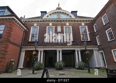 Musée de Rochester dans le Kent Royaume-uni en hiver Banque D'Images