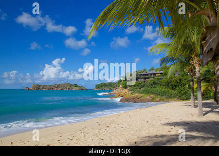 Galley Bay et Plage, Saint John's, Antigua, Iles sous le vent, Antilles, Caraïbes, Amérique Centrale Banque D'Images