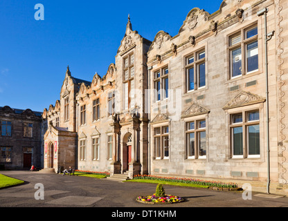 Saint Salvator's Hall, l'entrée au collège et l'université St Andrews, St Andrews, Fife, Scotland, Royaume-Uni, Europe Banque D'Images