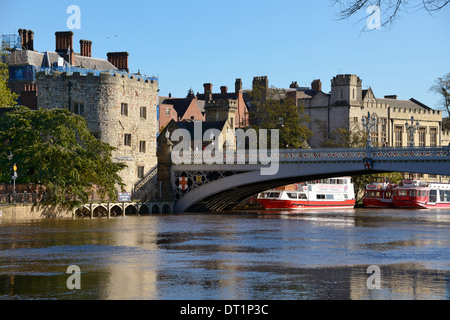 Tour Lendal et Lendal Bridge, York, Yorkshire, Angleterre, Royaume-Uni, Europe Banque D'Images