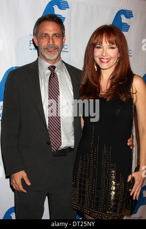 Amy Yasbeck au Saban Free Clinic, Gala, Beverly Hilton, Beverly Hills, CA 11-19-12 Banque D'Images