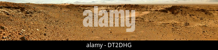 Image prise par la curiosité sur Mars Rover, le 28 janvier 2014. Banque D'Images
