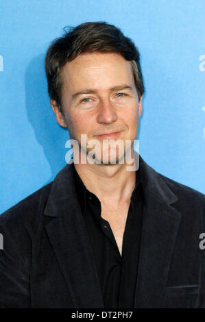 Berlin, Allemagne. Feb 6, 2014. Edward Norton pendant le Jury photocall au 64e Festival International du Film de Berlin Berlinale 2014 / le 6 février 2014 à Berlin, Allemagne. Photo : afp/Alamy Live News Banque D'Images