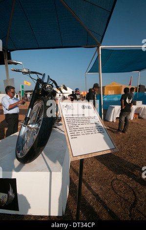 Des vélos à l'Inde la Bike Week 2014 tenue au Nord de Goa Vagator Beach en janvier . Vu autour de 4000 vélos à l'ensemble de l'Inde . Banque D'Images