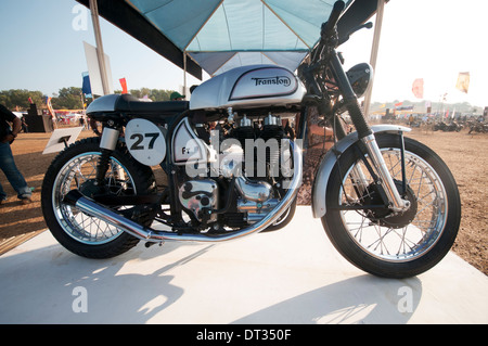 Des vélos à l'Inde la Bike Week 2014 tenue au Nord de Goa Vagator Beach en janvier . Vu autour de 4000 vélos à l'ensemble de l'Inde . Banque D'Images