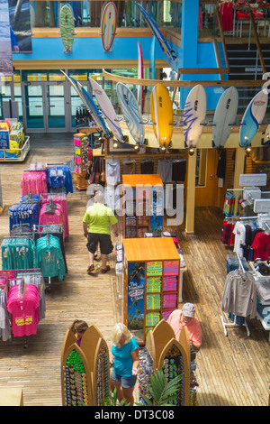 Cocoa Beach Florida, Cocoa Beach Surf Company, magasin, shopping shopper shoppers magasins marché marchés achats vente, magasins de détail Banque D'Images