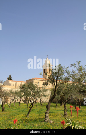 Israël, Jérusalem, l'église de Pater Noster au mont des Oliviers Banque D'Images