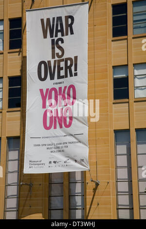 Sydney, Australie. 8 février 2014. Yoko Ono exposition au Musée d'Art Contemporain de Sydney,Crédit : martin berry/Alamy Live News Banque D'Images