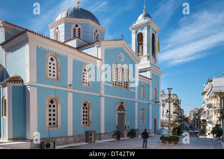 Eglise d'Agios Nikolaos, le centre de Kalamata Messenia, Sud du Péloponnèse, Grèce, Banque D'Images