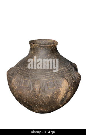 Urne funéraire anglo-saxon, Lincolnshire, Royaume-Uni Banque D'Images