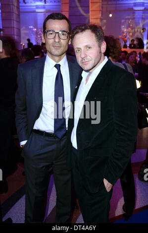 Berlin, Allemagne. 7 Février, 2014. Erol Sander et Samuel Finzi assistant à l'heure bleu de travail à la 64e Festival International du Film de Berlin Berlinale 2014 / le 7 février 2014 à Berlin, Allemagne. Photo : afp/Alamy Live News Banque D'Images