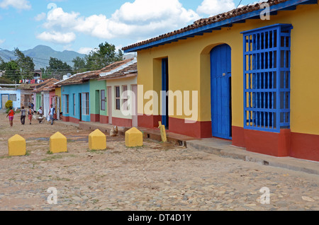 Scène de rue, Trinidad, Cuba Banque D'Images