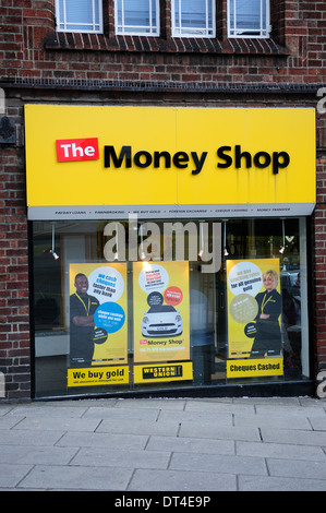 Boutique de l'argent,Friar Lane Nottingham, Royaume-Uni. Banque D'Images