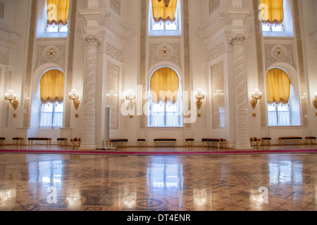 Georgievsky Hall du Palais du Kremlin, Moscou Banque D'Images