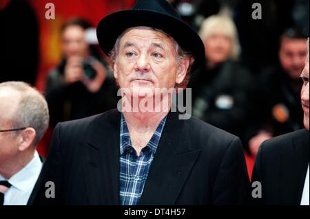 Berlin, Allemagne. Feb 8, 2014. Bill Murray participant à la 'Les Monuments Men' première mondiale au 64ème Festival International du Film de Berlin. Credit : Goncalo Silva/NurPhoto ZUMAPRESS.com/Alamy/Live News Banque D'Images