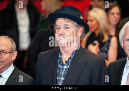 Berlin, Allemagne. Feb 8, 2014. Bill Murray participant à la 'Les Monuments Men' première mondiale au 64ème Festival International du Film de Berlin. Credit : Goncalo Silva/NurPhoto ZUMAPRESS.com/Alamy/Live News Banque D'Images