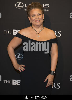 Washington, DC, USA. Feb 8, 2014. BET PDG, DEBRA LEE, au PARI d'honneurs, qui a eu lieu lors de l'historique Théâtre Warner à Washington DC Crédit : Ricky Fitchett/ZUMAPRESS.com/Alamy Live News Banque D'Images