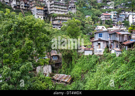 Ville de Banaue , province d'Ifugao - Philippines Luzon Norther,Asia Banque D'Images