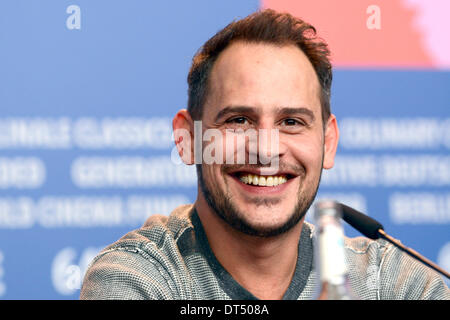 Berlin, Allemagne. Le 08 février, 2014. Moritz Bleibtreu 'Stereo' au cours de la conférence de presse au 64e Festival International du Film de Berlin Berlinale 2014 / le 08 février 2014 à Berlin, Allemagne. Photo : afp/Alamy Live News Banque D'Images