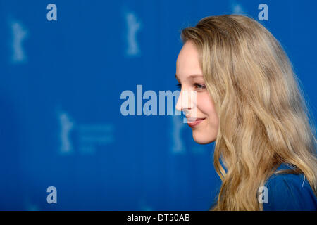 Berlin, Allemagne. Le 08 février, 2014. Petra Schmidt-Schaller durant la 'Stereo' photocall lors de la 64e Festival International du Film de Berlin Berlinale 2014 / le 08 février 2014 à Berlin, Allemagne. Photo : afp/Alamy Live News Banque D'Images