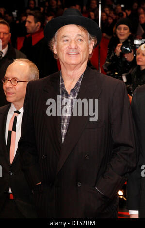 Berlin, Allemagne. Feb 8, 2014. Bill Murray participant à la 'Les Monuments Men' première mondiale au 64ème Festival International du Film de Berlin Berlinale 2014 / le 8 février 2014 à Berlin, Allemagne. Photo : afp/Alamy Live News Banque D'Images