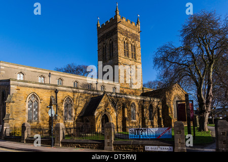 L'église anglicane St.Giles - Northampton Banque D'Images