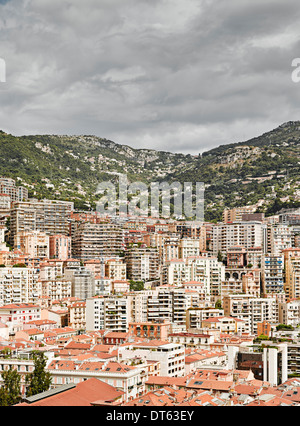 Toits de la ville, Monte Carlo, Monaco Banque D'Images