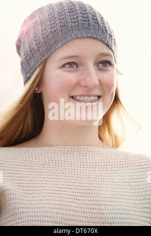 Piscine Close up portrait of a Teenage girl Banque D'Images