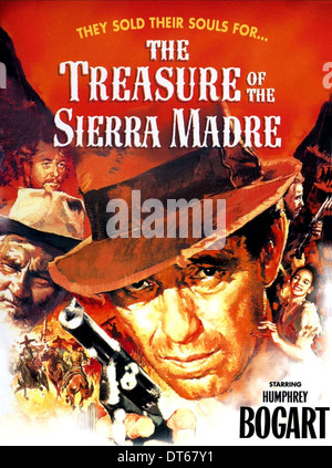 HUMPHREY BOGART POSTER LE TRÉSOR DE LA SIERRA MADRE (1948) Banque D'Images