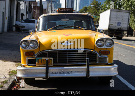 Taxi Vintage Banque D'Images