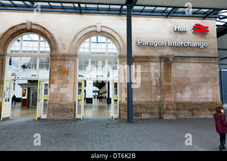 Paragon Interchange intercity Kingston Upon Hull City East Riding Paragon Interchange, Yorkshire, UK, England GB Banque D'Images