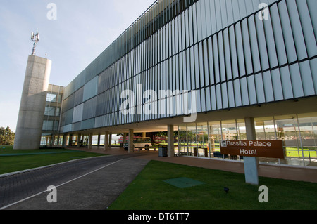 L'Hôtel Brasilia Palace près de la résidence du Président du Brésil, à Brasilia, Brésil Banque D'Images