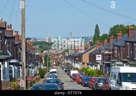 Avis de Sheffield de Penrhyn Road, Sheffield, Royaume-Uni Banque D'Images