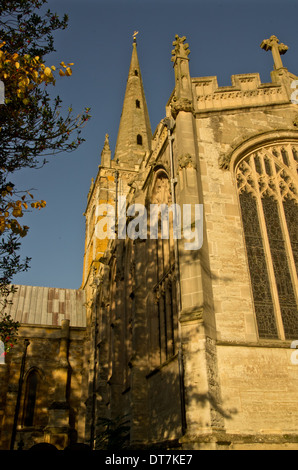 Holy Trinity Church spire Stratford sur Avon Banque D'Images