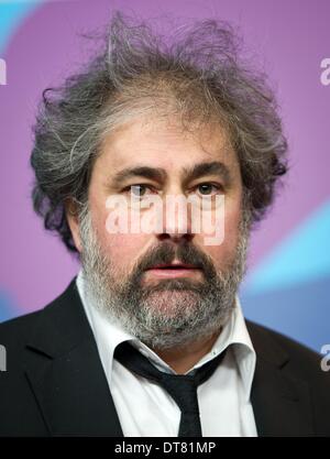 Berlin, Allemagne. Feb 11, 2014. L'acteur français Gustave Kervern assiste à la conférence de presse pour "dans la cour" (titre original : Dans la cour) au 64e Festival du Film de Berlin à Berlin, Allemagne, 11 février 2014. Le film est présenté dans la section Berlinale Gala spécial du festival, qui se déroule du 06 au 16 février 2014. Photo : Daniel Naupold/dpa/Alamy Live News Banque D'Images