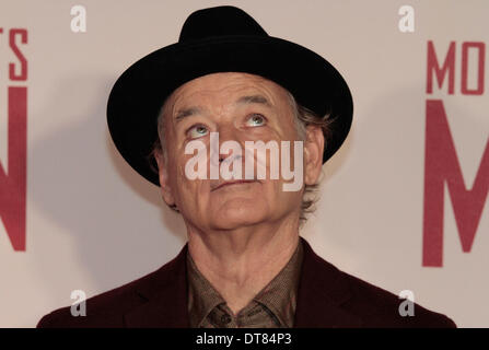 Londres, Royaume-Uni, 11 février 2014 Bill Murray arrive à la première UK de 'l'Monuments hommes'' à l'Odeon Leicester Square Photo : Crédit : MRP le MRP/Alamy Live News Banque D'Images