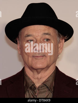 Londres, Royaume-Uni, 11 février 2014 Bill Murray arrive à la première UK de 'l'Monuments hommes'' à l'Odeon Leicester Square Photo : Crédit : MRP le MRP/Alamy Live News Banque D'Images