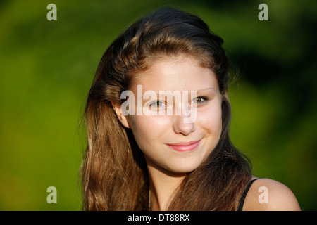 La jeune fille. Banque D'Images