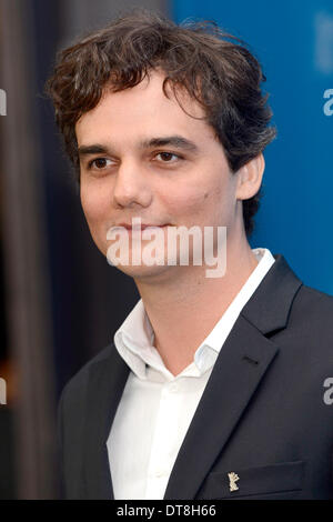 Berlin, Allemagne. Feb 11, 2014. Wagner Moura au cours de la 'Praia do Futuro" photocall lors de la 64e Festival International du Film de Berlin Berlinale 2014 / le 11 février 2014 à Berlin, Allemagne. © dpa/Alamy Live News Banque D'Images