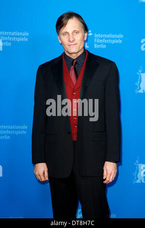 Berlin, Allemagne. Feb 11, 2014. Viggo Mortensen participant à la "Les Deux visages de janvier' première mondiale au 64ème Festival International du Film de Berlin Berlinale 2014 / le 11 février 2014 à Berlin, Allemagne. © dpa/Alamy Live News Banque D'Images