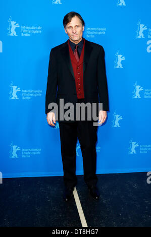 Berlin, Allemagne. Feb 11, 2014. Viggo Mortensen participant à la "Les Deux visages de janvier' première mondiale au 64ème Festival International du Film de Berlin Berlinale 2014 / le 11 février 2014 à Berlin, Allemagne. © dpa/Alamy Live News Banque D'Images