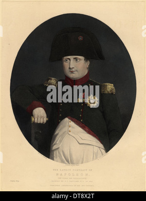 Dernier portrait de Napoléon à bord du Bellerophon, 1815. Artiste : Sir Charles Lock Eastlake, (1793-1865) Banque D'Images