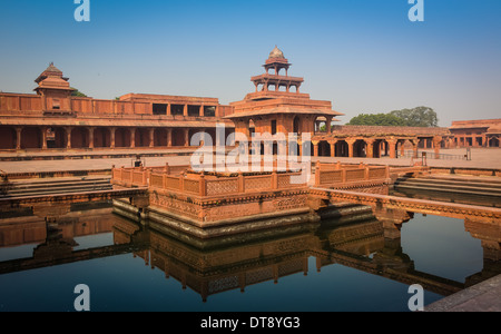 Fatehpur Sikri est une ville et un conseil municipal dans la région d'Agra dans l'état de l'Uttar Pradesh, Inde. Banque D'Images