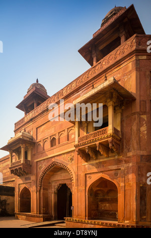 Fatehpur Sikri est une ville et un conseil municipal dans la région d'Agra dans l'état de l'Uttar Pradesh, Inde. Banque D'Images