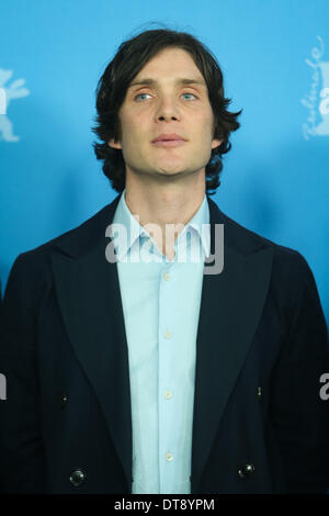 Berlin, Allemagne. 12 Février, 2014. L'acteur Cillian Murphy pose pour les photographies à l'appel de la photo le film 'en altitude' lors de la 64e Berlinale Festival International du Film de Berlin, Allemagne, le 12 février 2014. Credit : Zhang Fan/Xinhua/Alamy Live News Banque D'Images