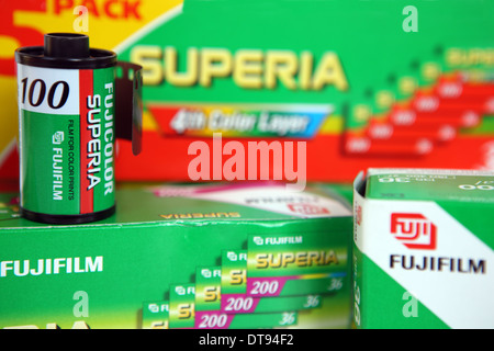 Fujifilm 35mm rouleaux de film Banque D'Images