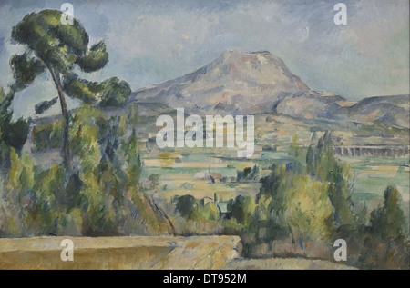 Montagne Sainte-Victoire, ch. 1890. Artiste : Cézanne, Paul (1839-1906) Banque D'Images